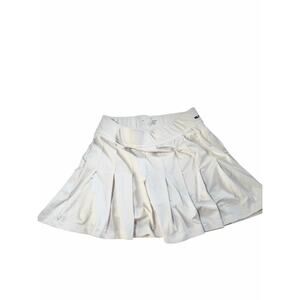 Vineyard Vines White Tennis Skort Performance Solid Pleat 3 inch Shorts Small